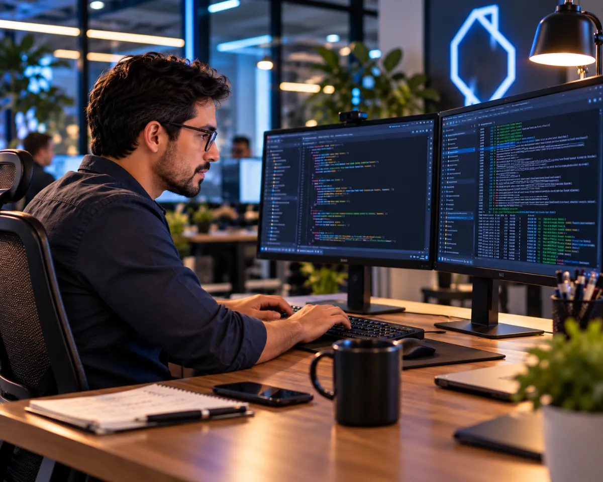Administrador de sistemas gestionando un servidor VPS desde la terminal